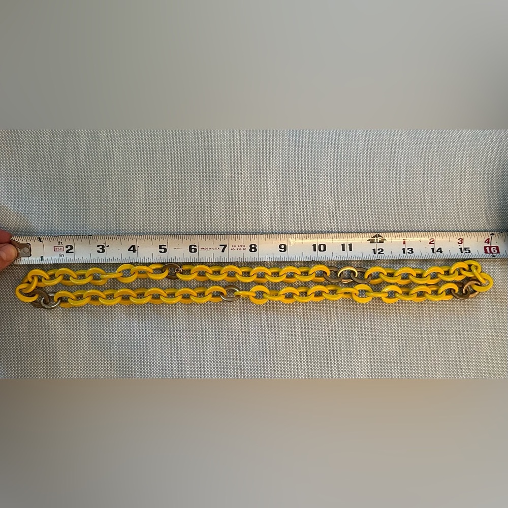J. Crew Yellow Chain Necklace - Picture 5 of 5